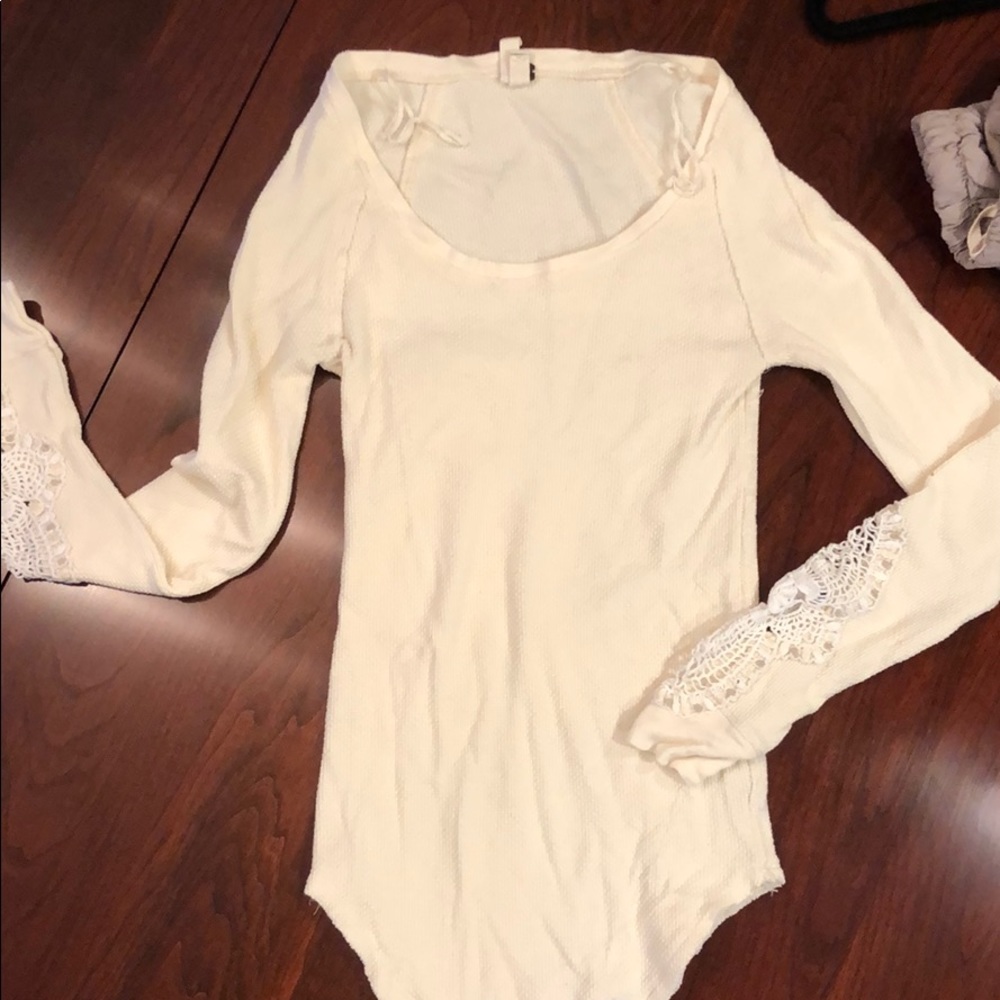 Free people right waffle long sleeve